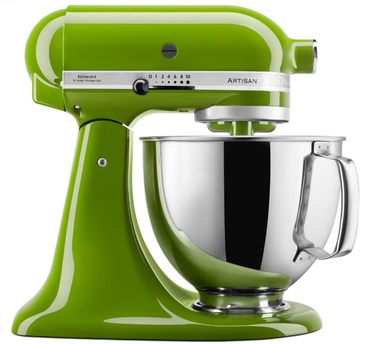 KitchenAid 4,8 L 5KSM175 Artisan Küchenmaschine Meatlover mit Ganzmetall- Fleischwolf