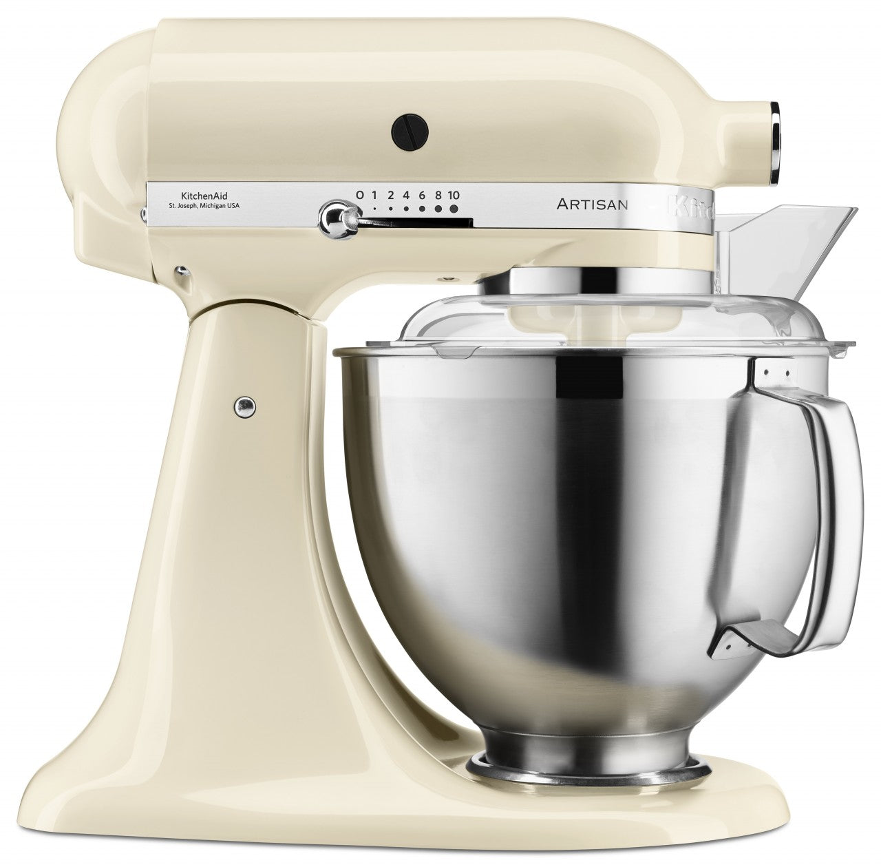 KitchenAid 4,8 L 5KSM185 Artisan Küchenmaschine Allrounderset Fleischwolf+Spritzgebäck+Gemüseschneider